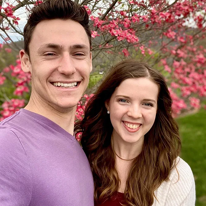 Jonathan and Hannah Mayhorn are leaders over the young adults